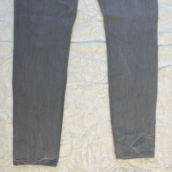 7 For All Mankind Gray Embellished Skinny Jean - Women’s 32 - Picture 5 of 9